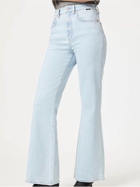 Mavi Light Blue High-Rise 70’s Flare Jeans Size 28/30